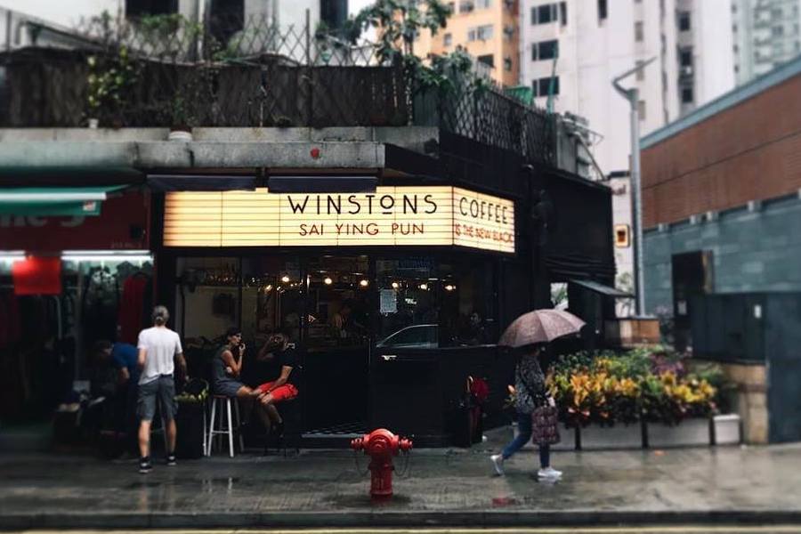 things to do in Hong Kong winstons coffee exterior