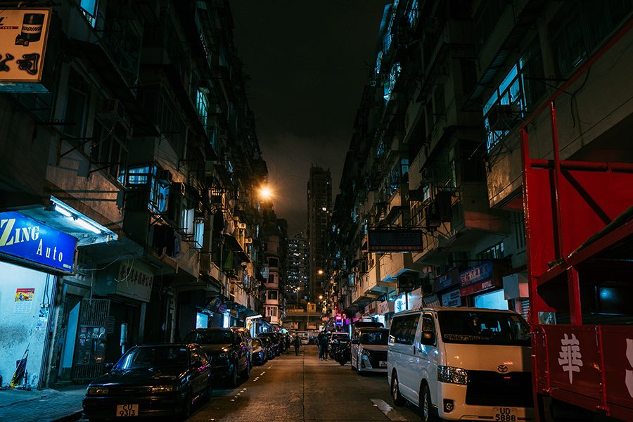 To Kwa Wan night walks in Hong Kong photo essay