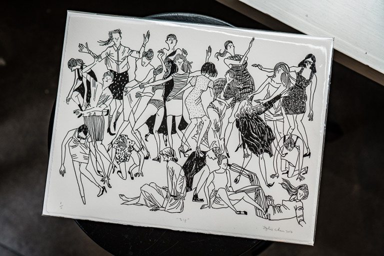 Local illustrator Kylie Chan on capturing the intensity of her feelings in black and white