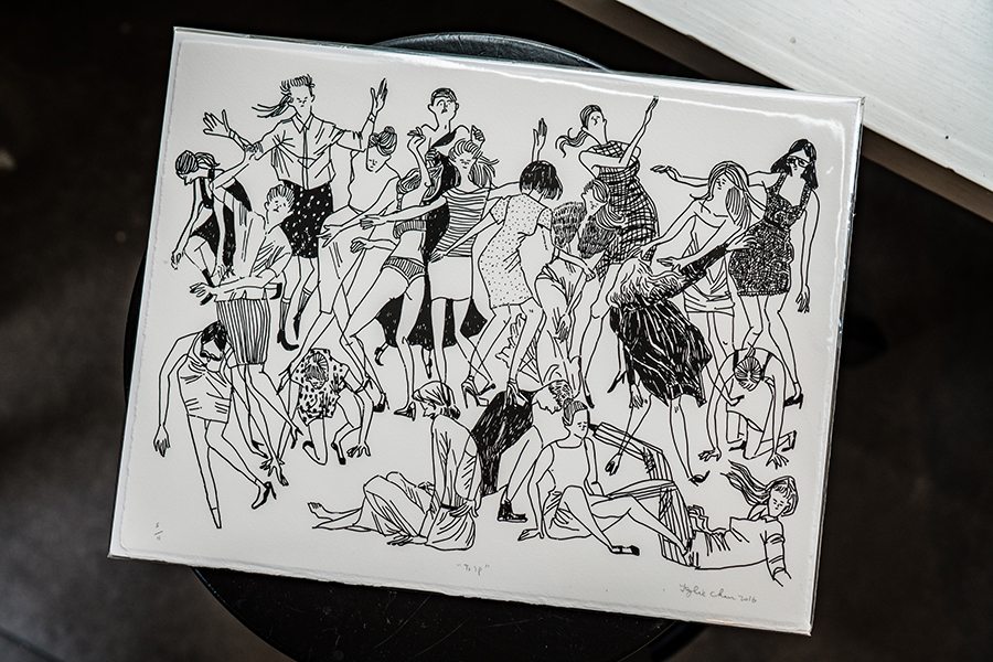 Local illustrator Kylie Chan on capturing the intensity of her feelings in black and white