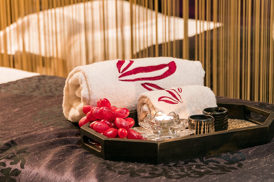 Sense of Touch Hong Kong spa room towel