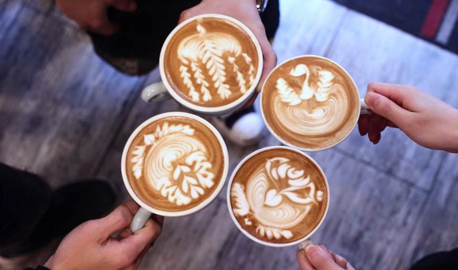 Cafes in Yau Ma Tei and Jordan Studio Caffeine Latte Art