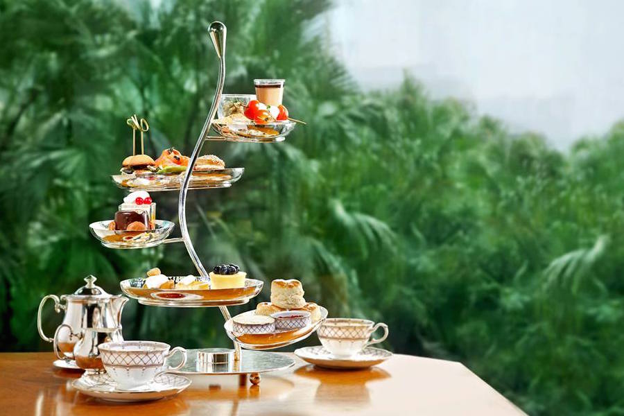 afternoon tea in Hong Kong afternoon tea at Grand Hyatt Tiffin