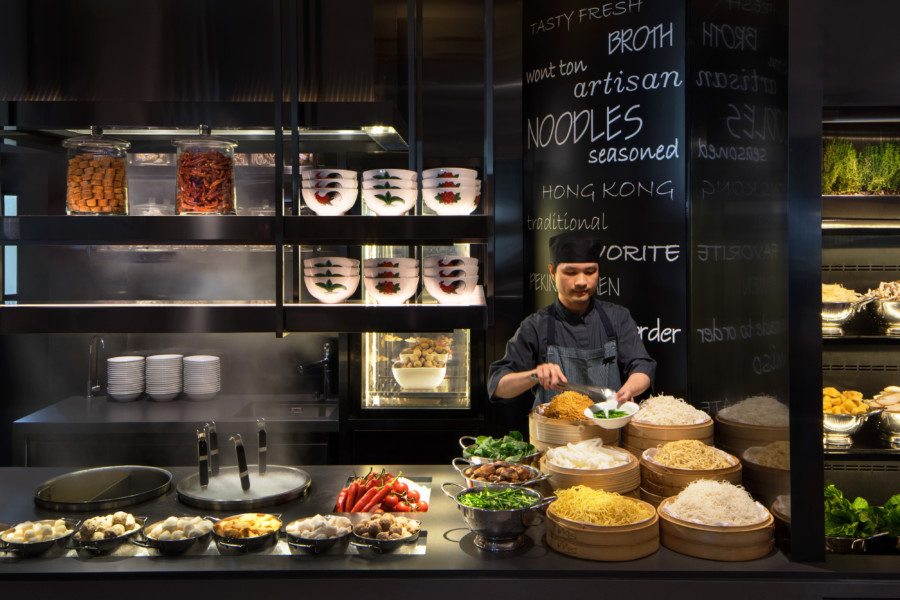 best dinner buffets in Hong Kong JW Marriott JW Cafe Chinese noodles