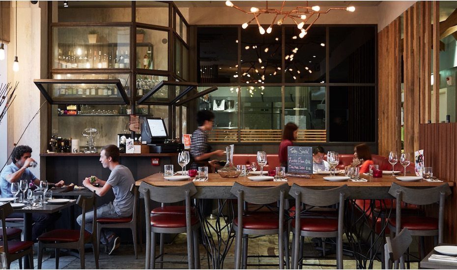 wine bars in Hong Kong Le Bistro Winebeast Interiors