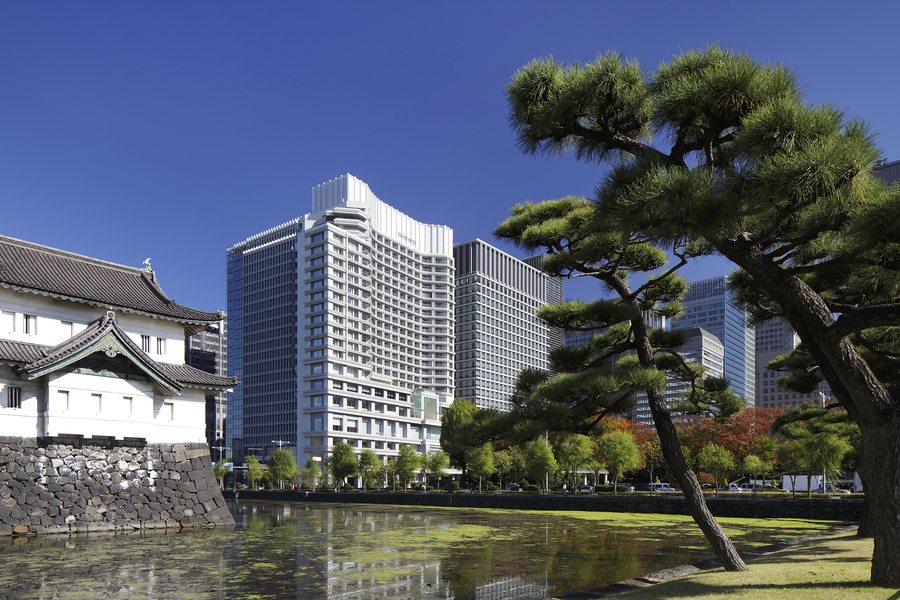 Palace Hotel Tokyo Exterior with Tatsumi Watchtower - II