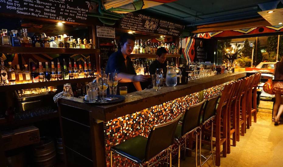 Mexican restaurants Mexican food Tequila on Davis bar