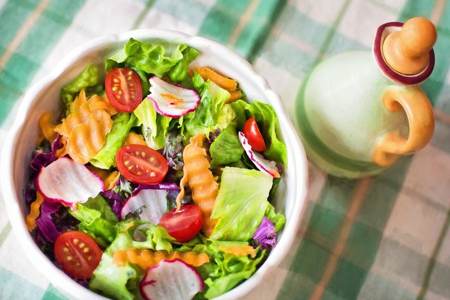 raw vegan in Hong Kong salad