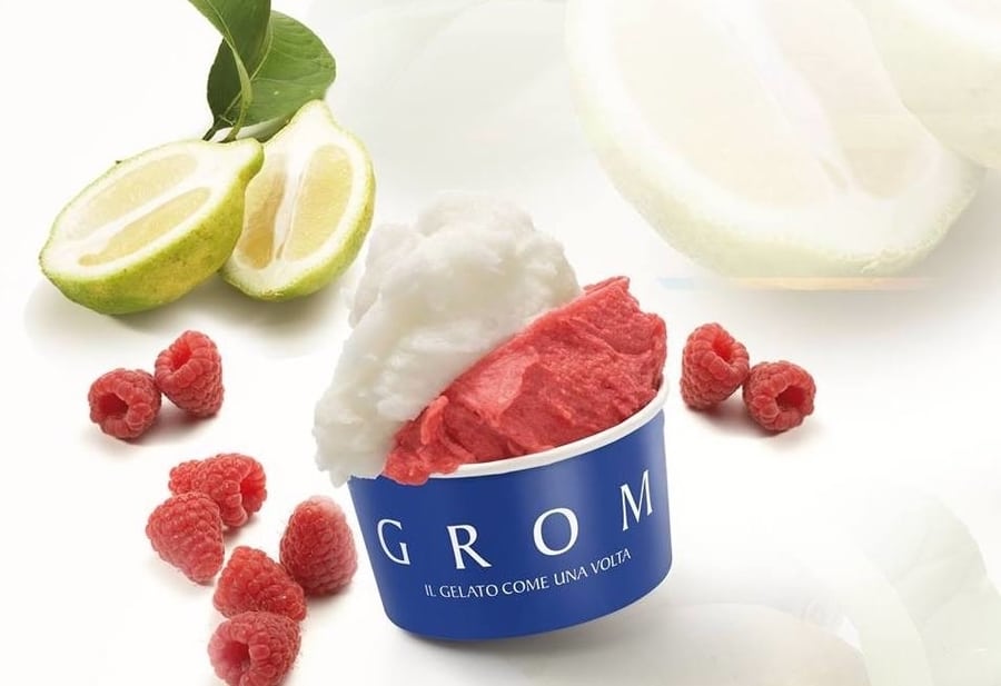 vegan ice cream in Hong Kong Grom ifc