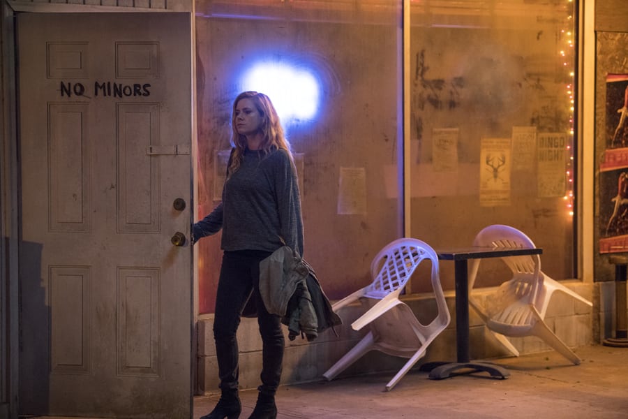 Sharp Objects tv show review Amy adams outside bar