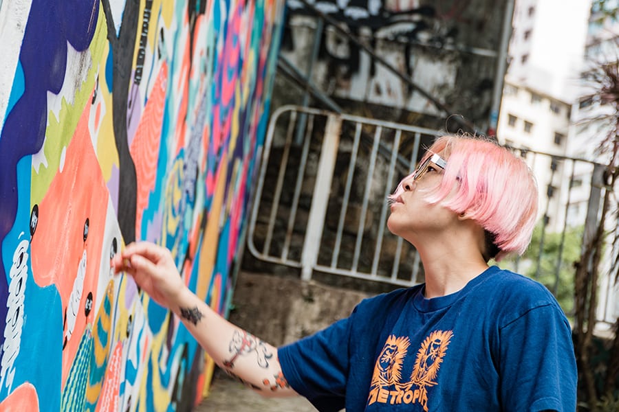 Zoie Lam Zlism illustrator fashion designer Hong Kong art wall art