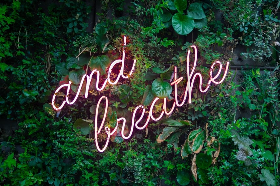 Corie Chu Hong-Kong-neon sign and breathe