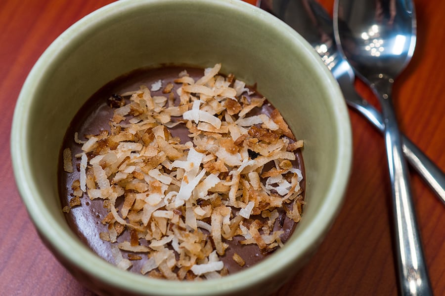 Confusion Plant Based Kitchen vegan vegetarian restaurants in Hong Kong chocolate ganache