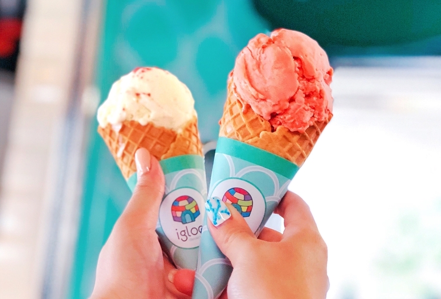 Igloo Central star ferry vegan ice cream