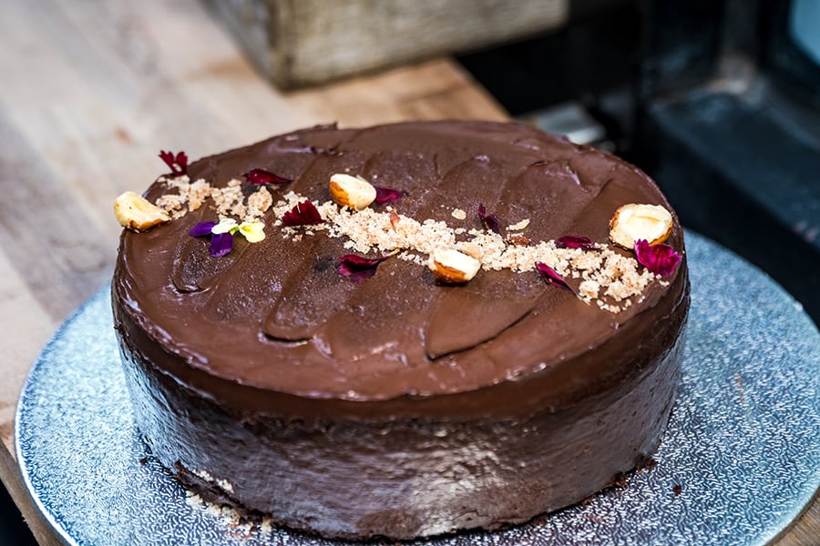 The Vege Lab vegan cake online store chocolate hazelnut cake