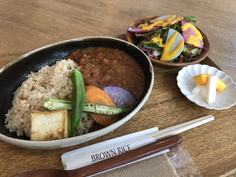 Vegan Vegetarian restaurants in Tokyo Brown Rice by Neal's Yard Remedies