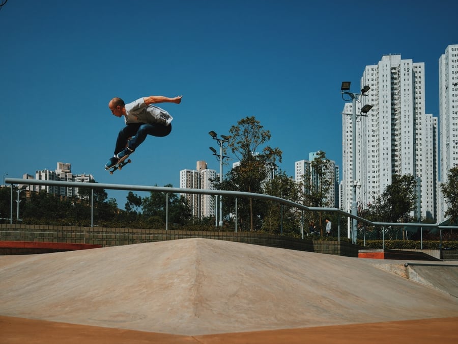 skateparks in Hong Kong skater in Tseung Kwan O