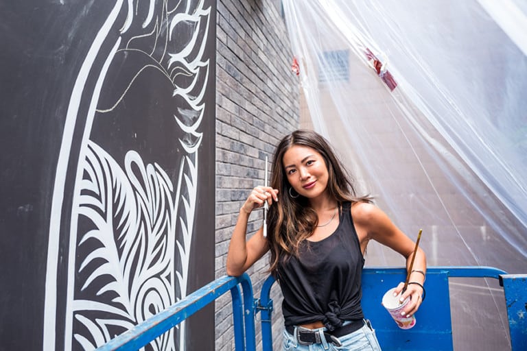 Mural artist, model, influencer: We sat down with Alana Tsui to find out more about life as an artist