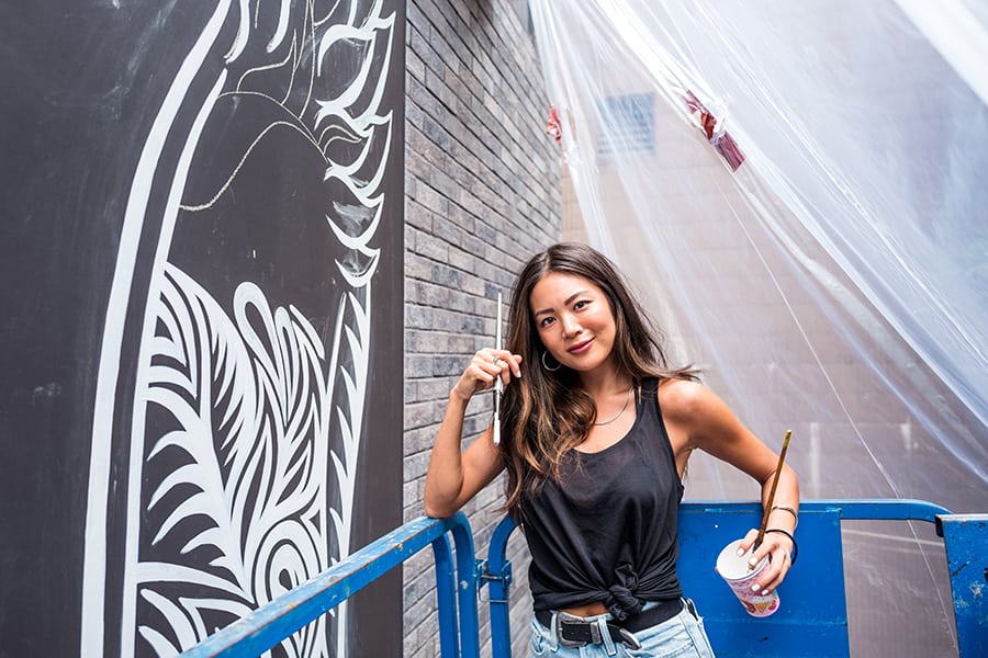 Mural artist, model, influencer: We sat down with Alana Tsui to find out more about life as an artist