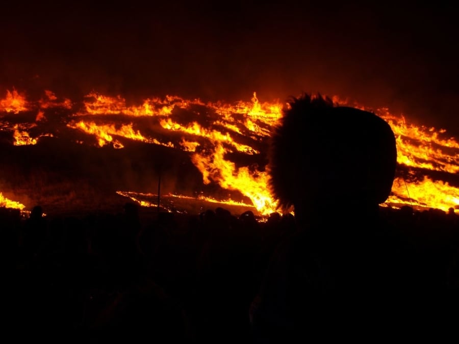 festivals in south korea Jeju fire festival