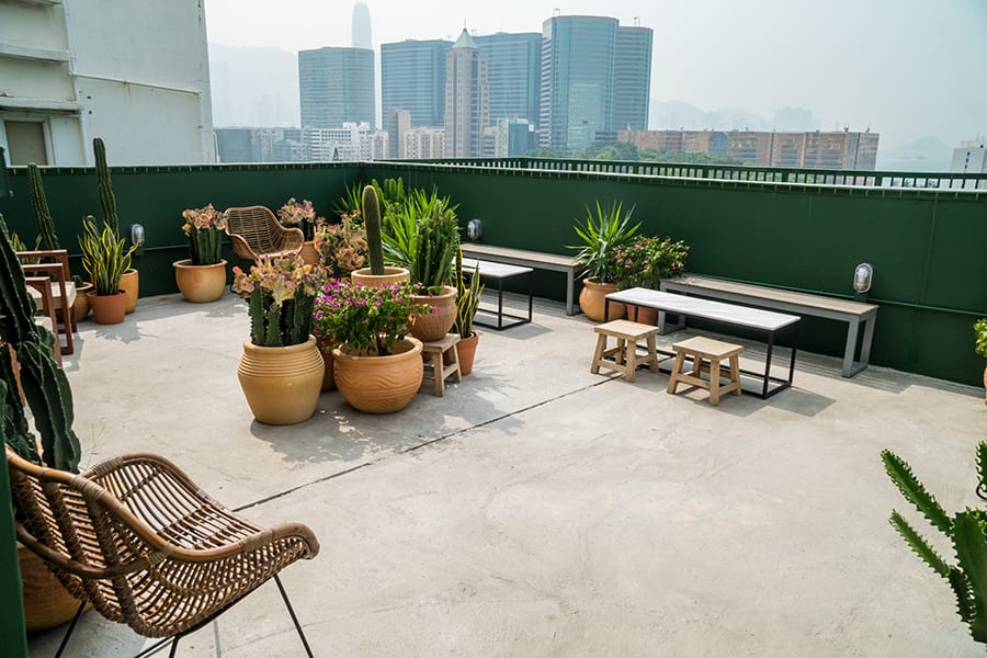 The Nate STudios rooftop