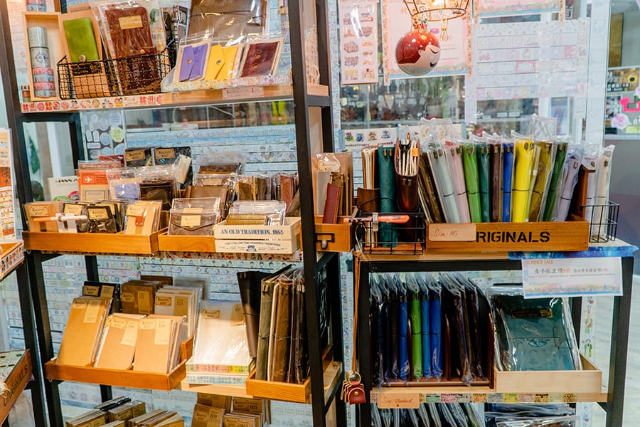 dragon centre sham shui po stationery store