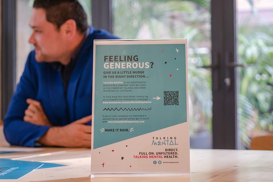 Talking Mental Aaron Stadlin-Robbie poster