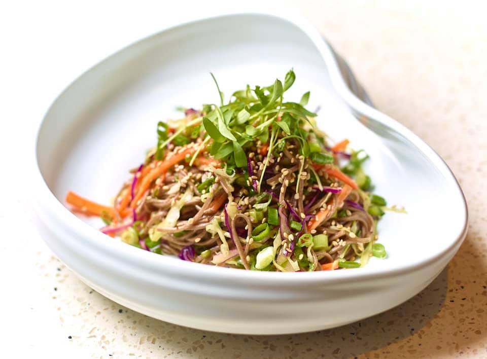 salads in hong kong soba noodles