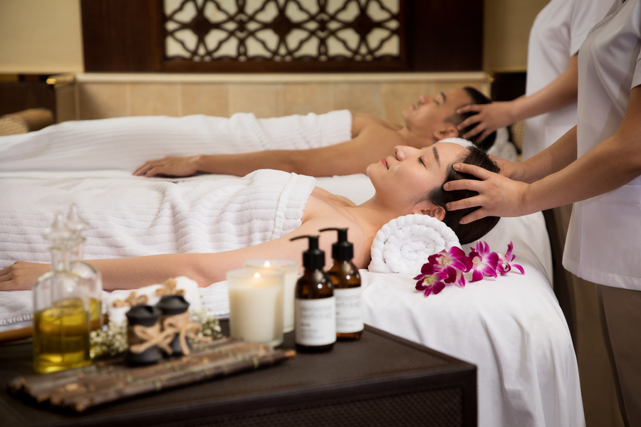 elemental herbology shine spa for sheraton couples room