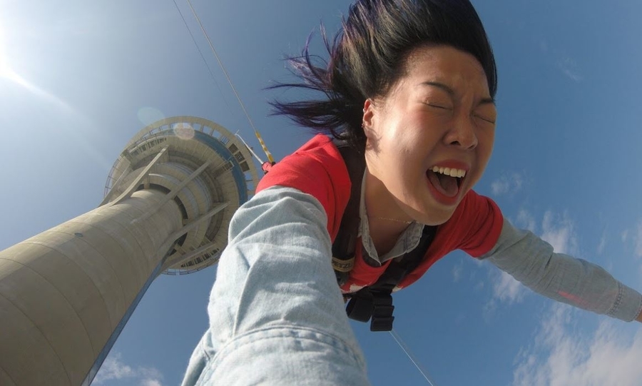 AJ Hackett Macau person bungy jumping
