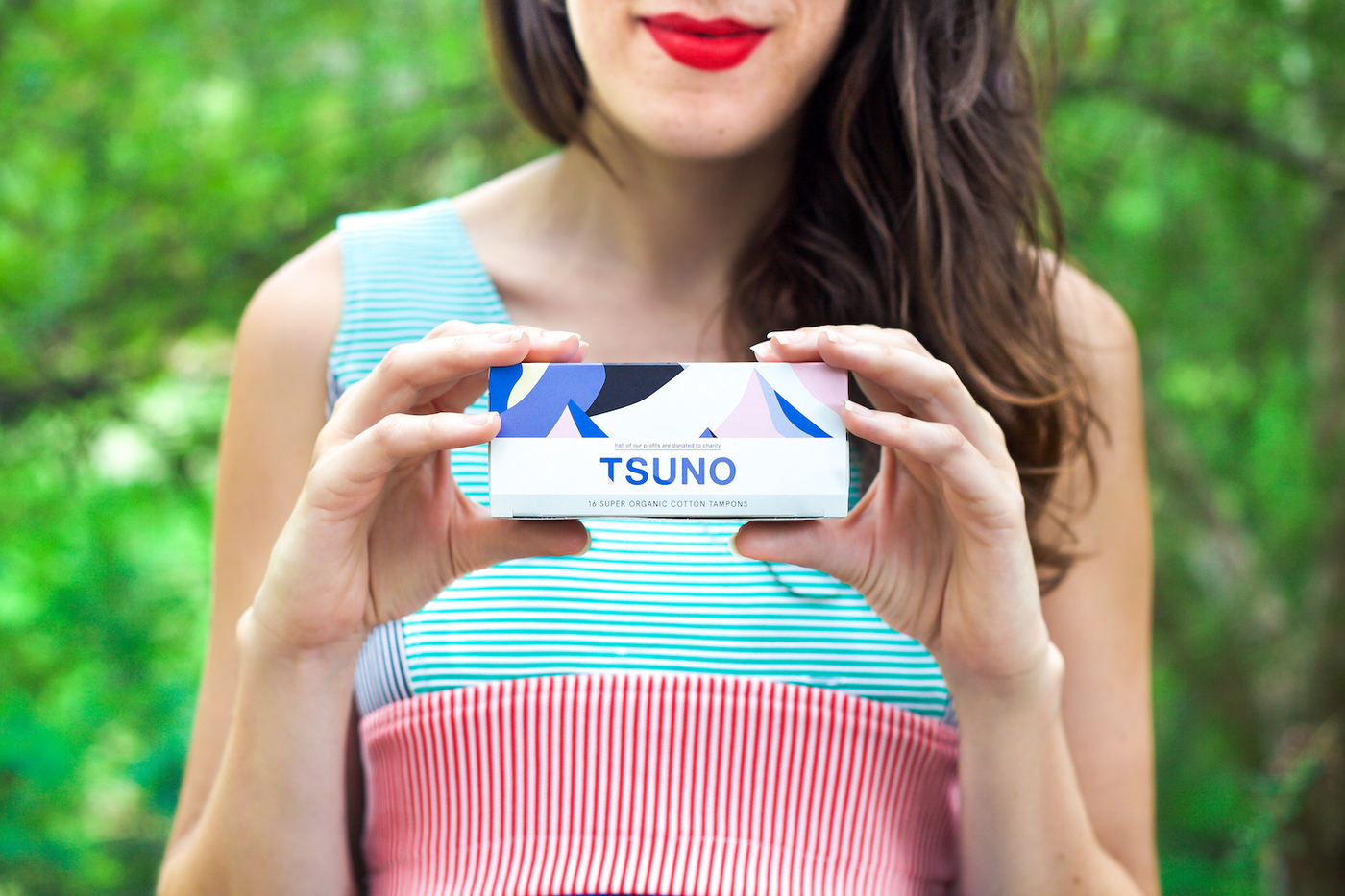 Founded in Australia, Tsuno creates sustainable sanitary products that give back