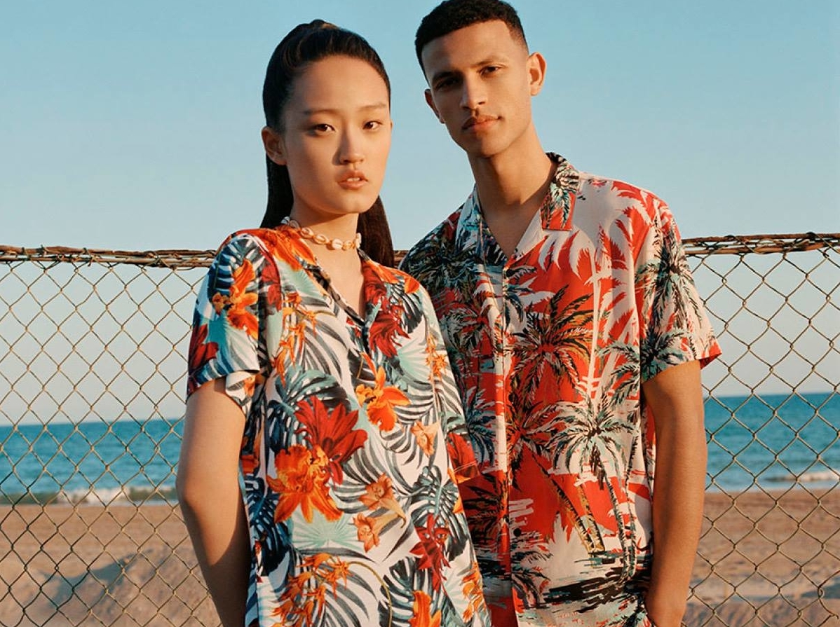 models wearing Bershka clothing