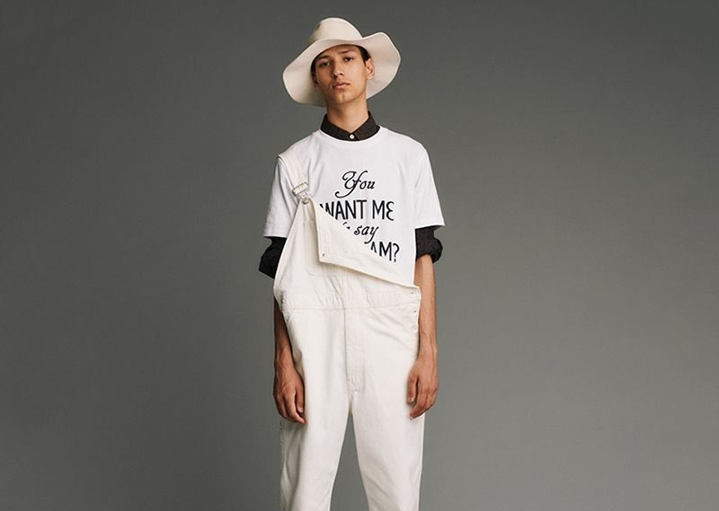 model wearing clothing from GU
