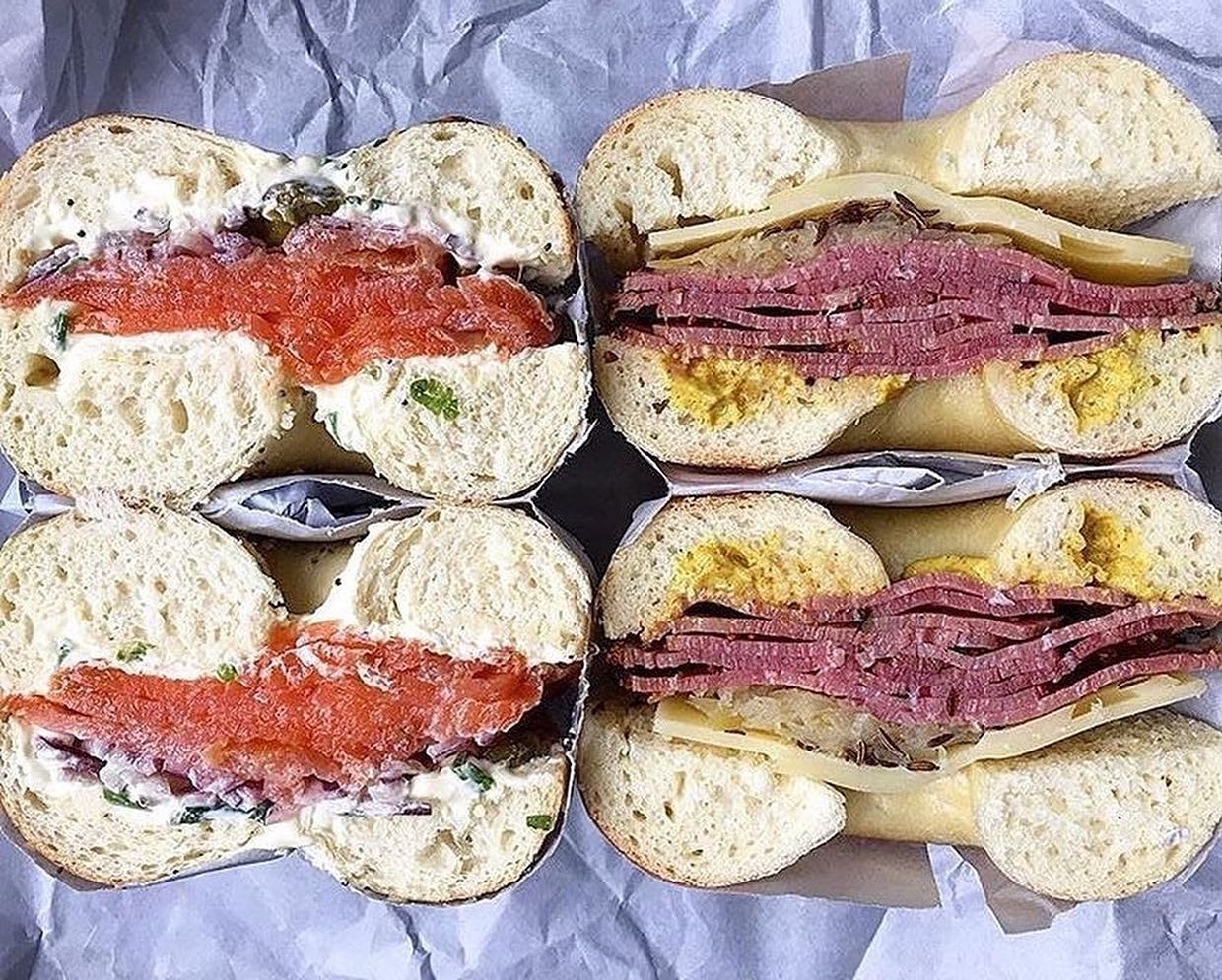 cheap eats in Sheung Wan Schragels bagels