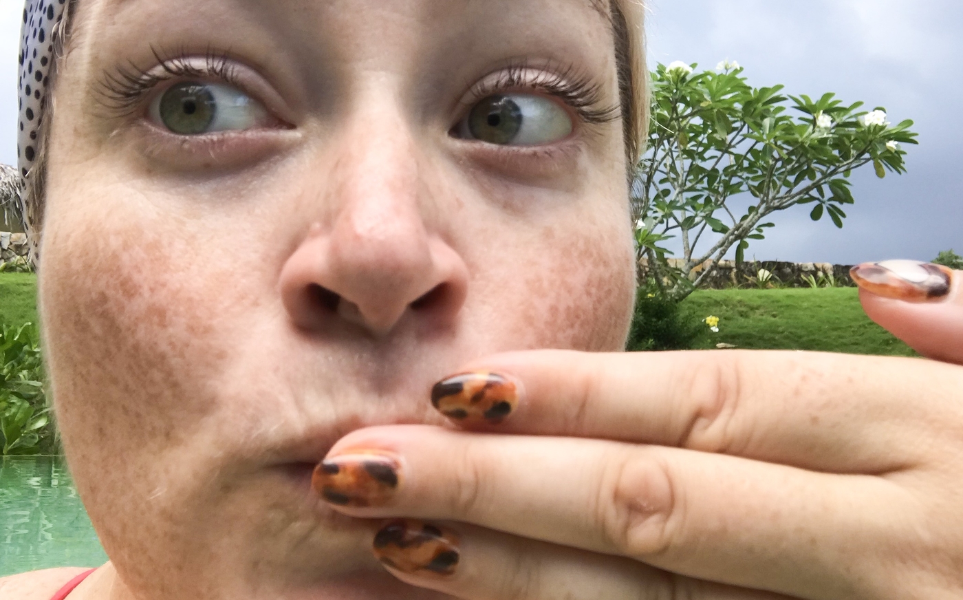 Carte Blanche lashes and nails
