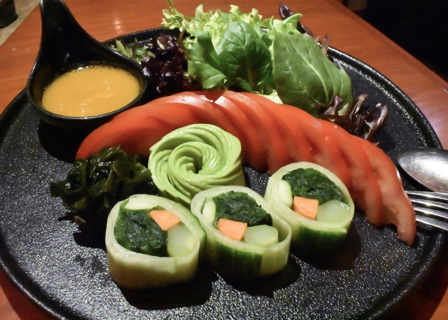 The new all-you-can eat vegetarian menu at Kyoto Joe is giving us life