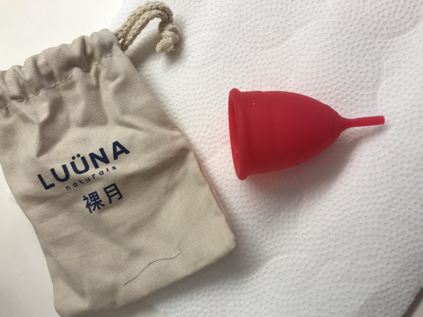 luuna naturals period cup boiled