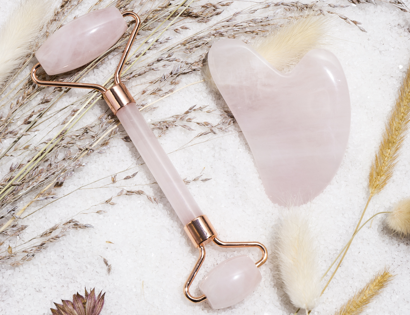 Rose Quartz face rollers