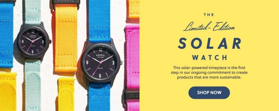 Fossil Introduces Limited Edition Solar Watch Box Set: Make Time for Sustainability