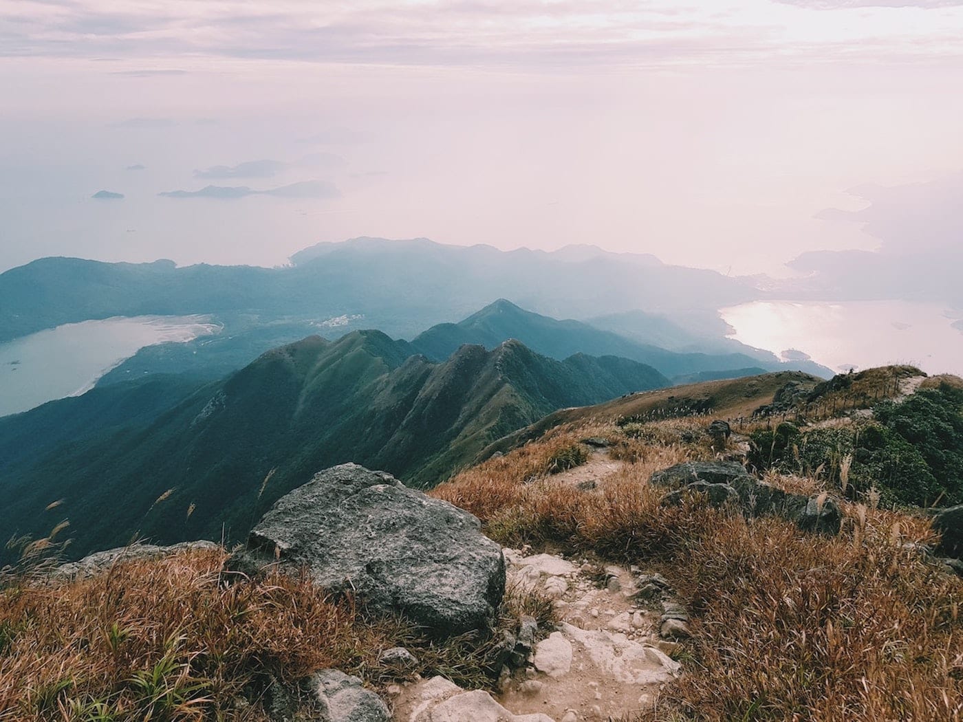 an image of sharp peak hiking trail
