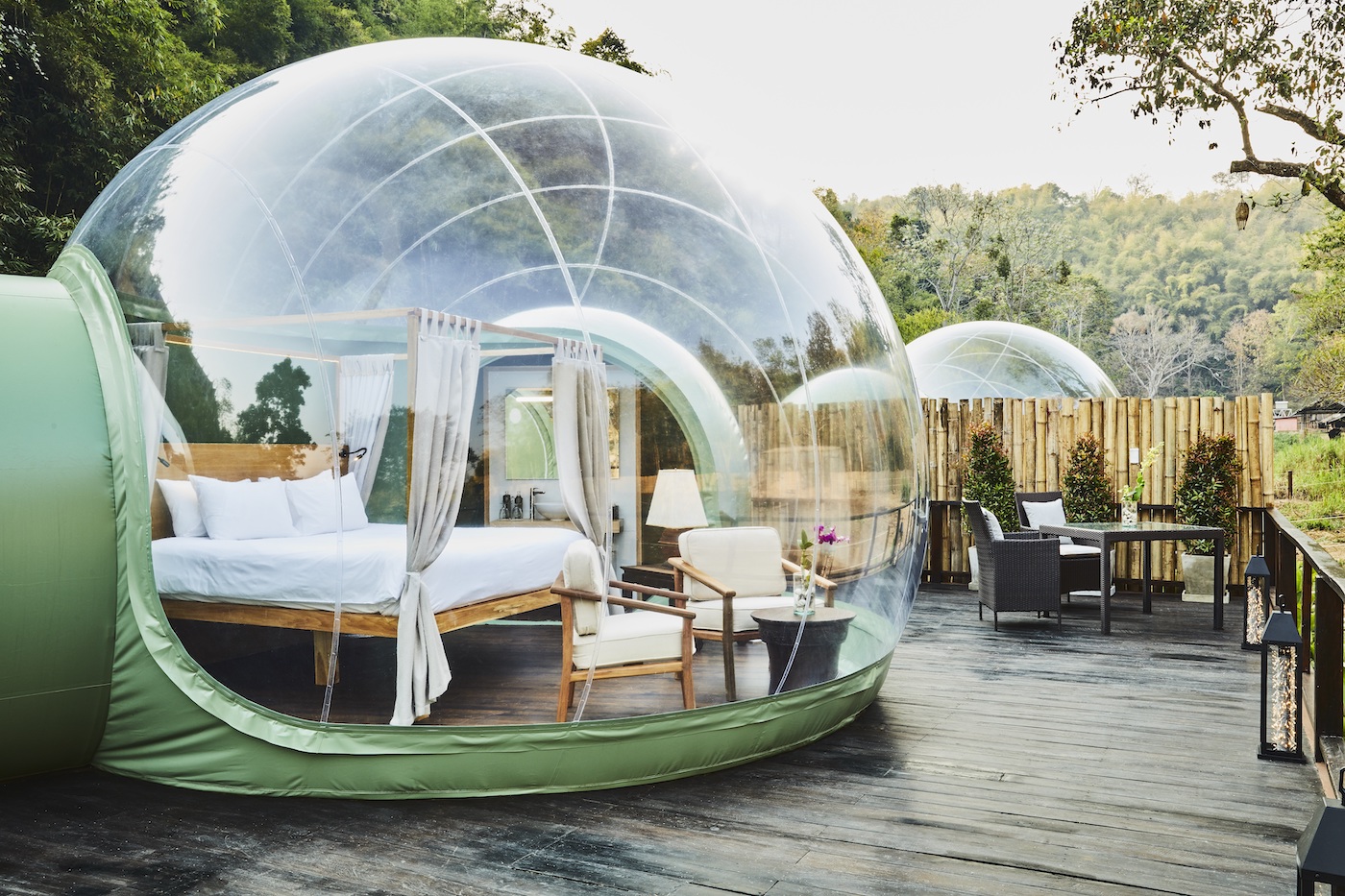 Gour Seasons tented camp jungle bubble