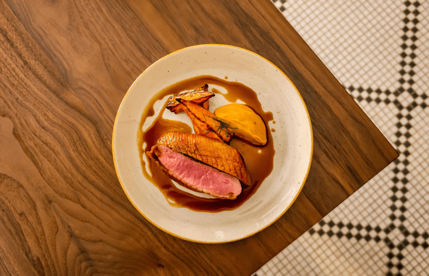 Duck Breast with Honey Glaze